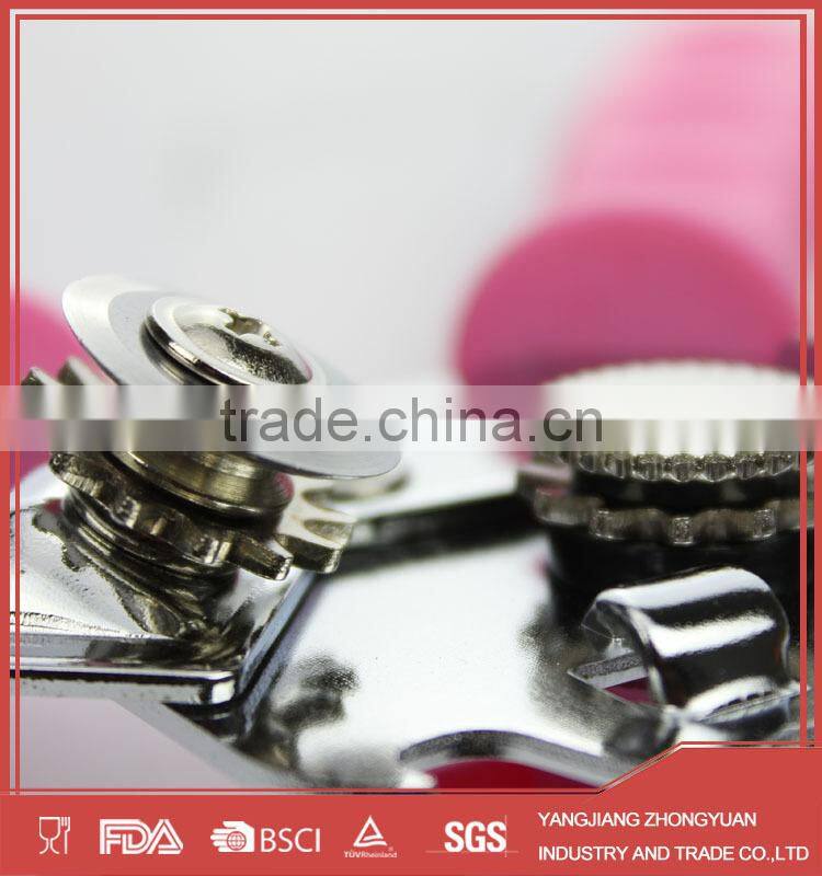 Pink magical multipurpose can opener and bottle opener