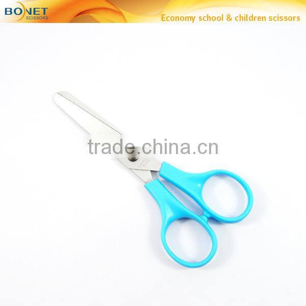 S71030TB 4-3/4" stainless steel school and student transparent blue scissor