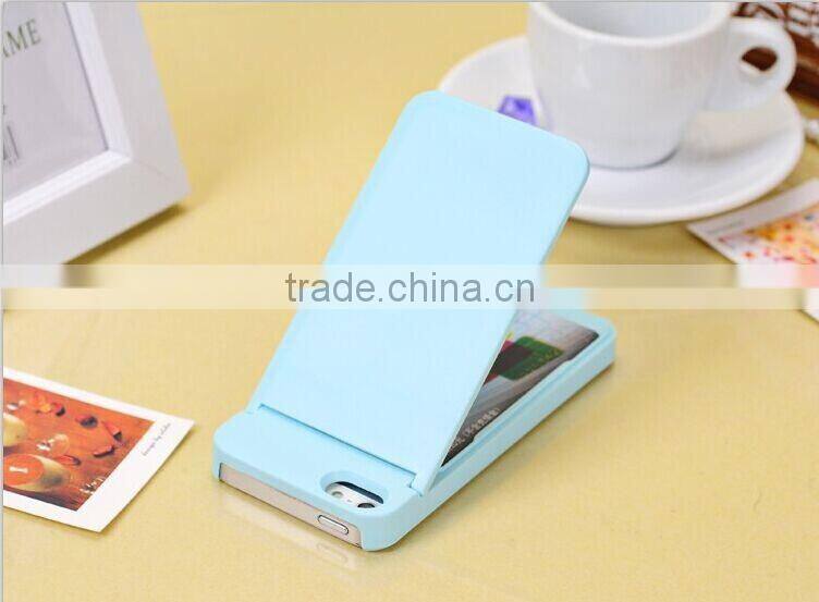 mobile phone cover case with mirror for iphone 4,5
