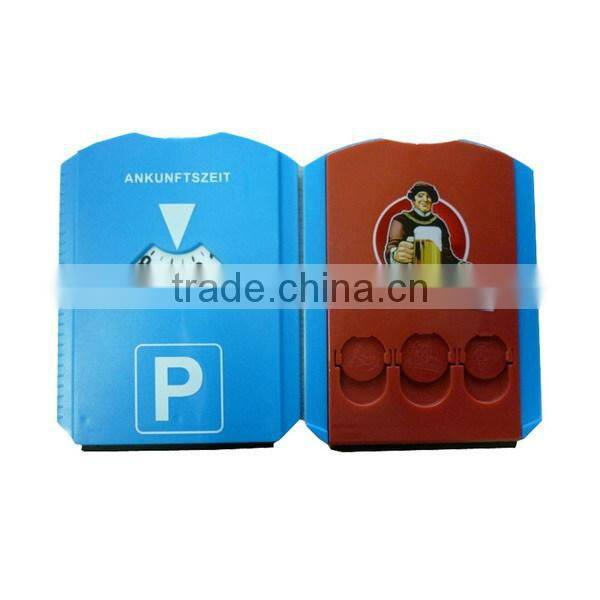 2017 Logo Printed Parking Disc/automatic parking disc/parking disc clock