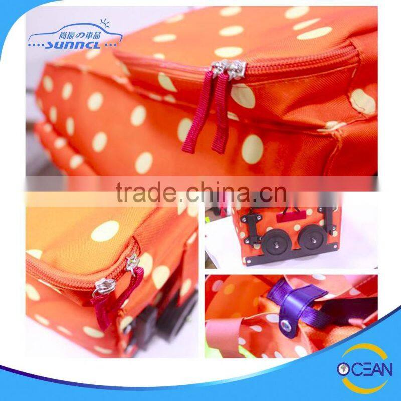 Simple and Light Weight Convenient Foldable Trolley Bag good for Travel and Shopping
