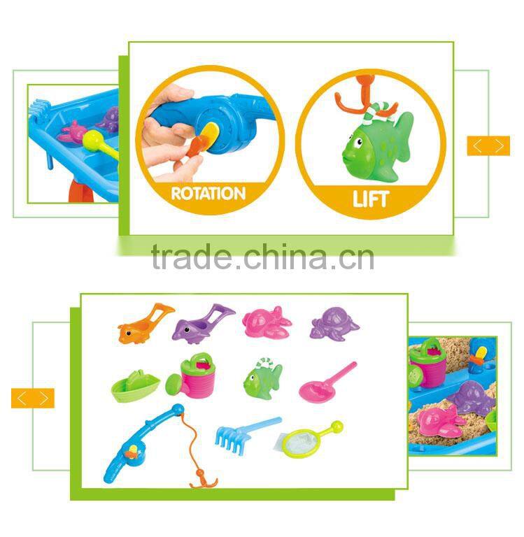 Hot selling outdoor kids play plastic fishing toys for kids
