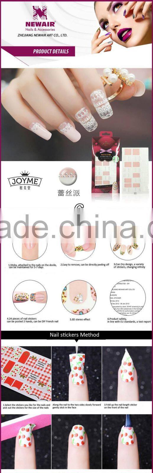 New Air Full cover beautiful nail art sticker/Nail sticker for nail decals