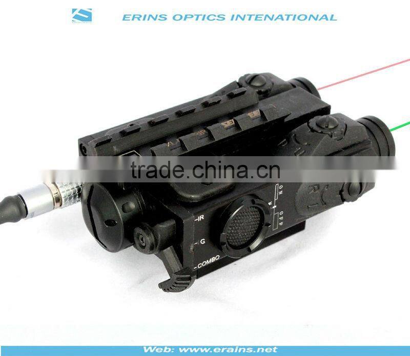 New Military standard Invisible Infrared laser scope and Green laser sight combo