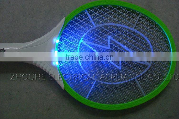 Hot sale anti mosquito ZHOUYU rechargeable mosquito bat with LED light