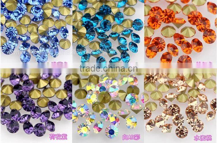 China pink opal rhinestone for wedding decoration wholesale