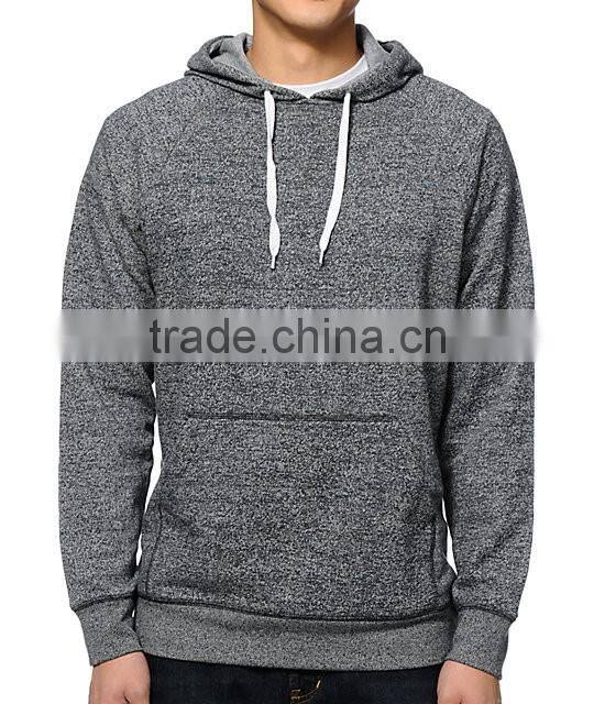 Custom hooded raglan mens sweatshirt