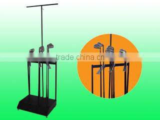 Steel golf putter stand