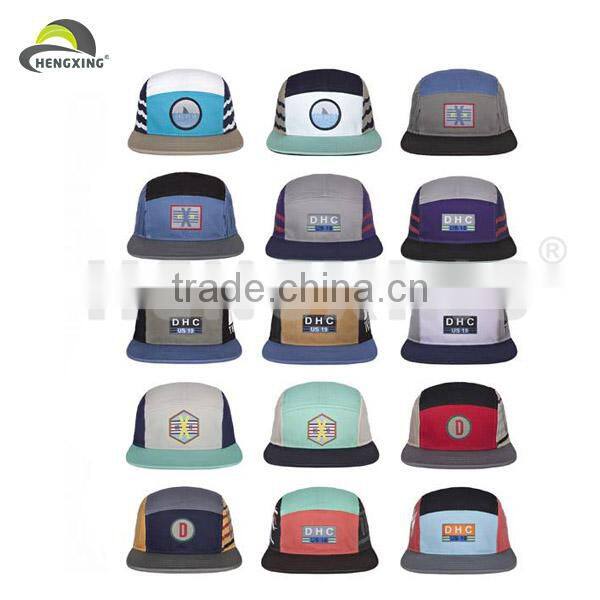 Tweed Blank 5 Panel Camp Caps