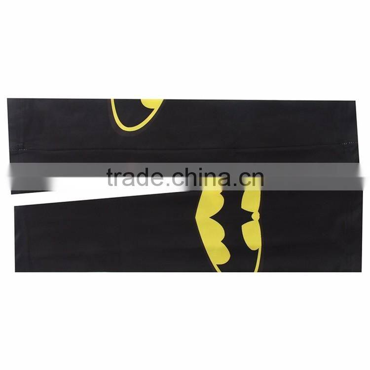 2016 Hot wholesale New design Color printing elastic UV protection sports cycling arm sleeve