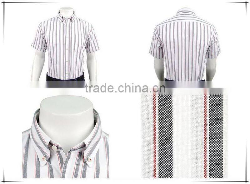 men's short sleeve fashion shirt(65%cotton,35%polyester)