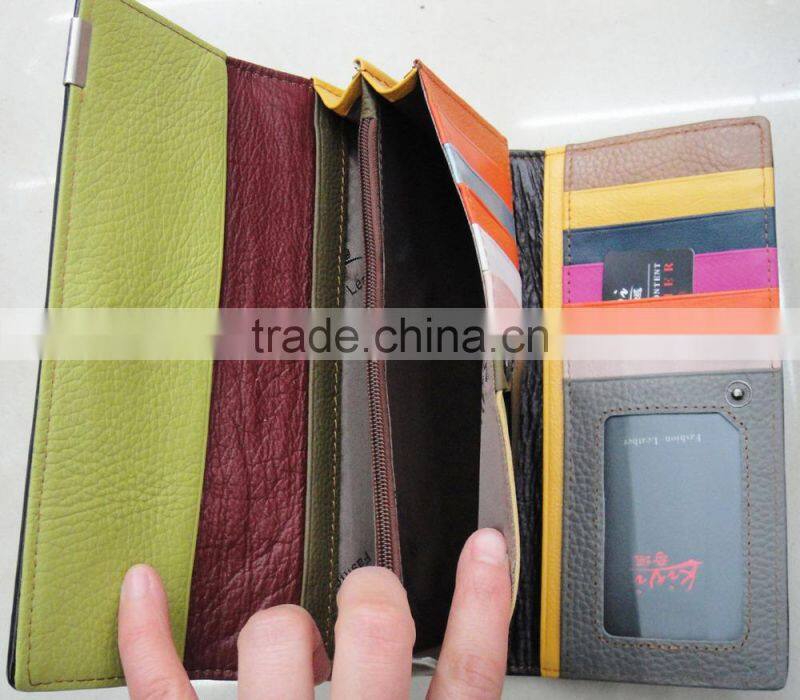 Fashion new hot croco cowhide Genuine leather women wallet