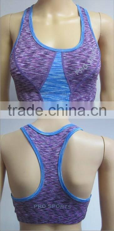 Wholesale Ladies Sexy Colorful Women's Gym Workout Tube Bra Sportswear
