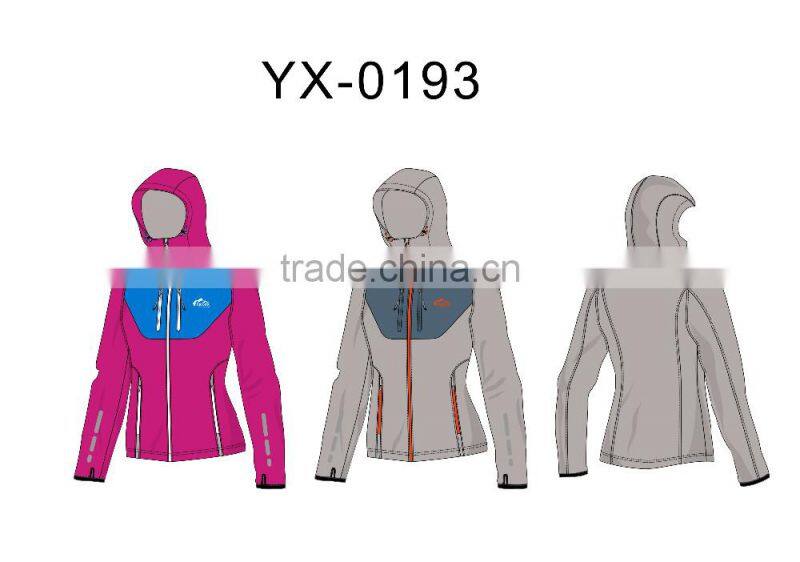 Latest jacket design woman sport jacket winter model
