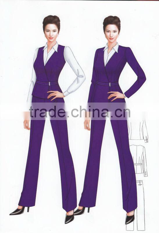 Ladies Suit With Skirt, High Quality Ladies Suit,Ladies Suit