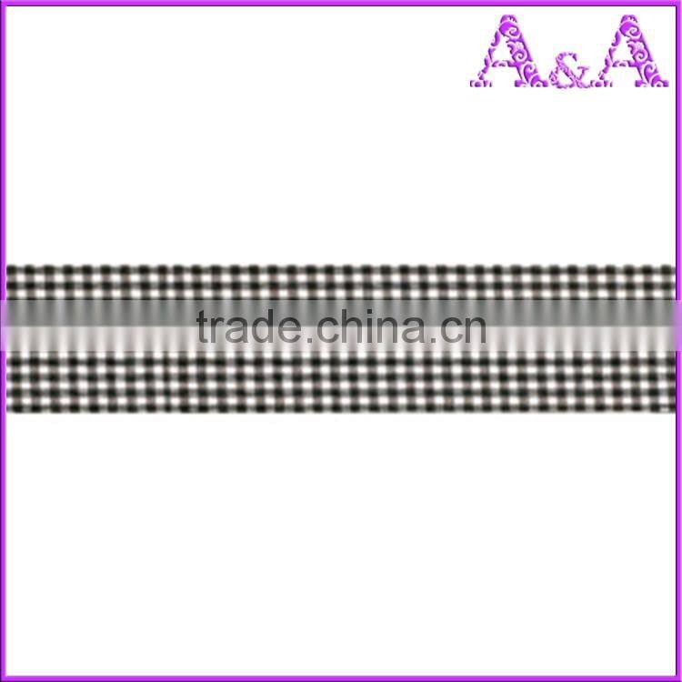 2016 Fashion Cheap fancy christmas ribbon plaid ribbon