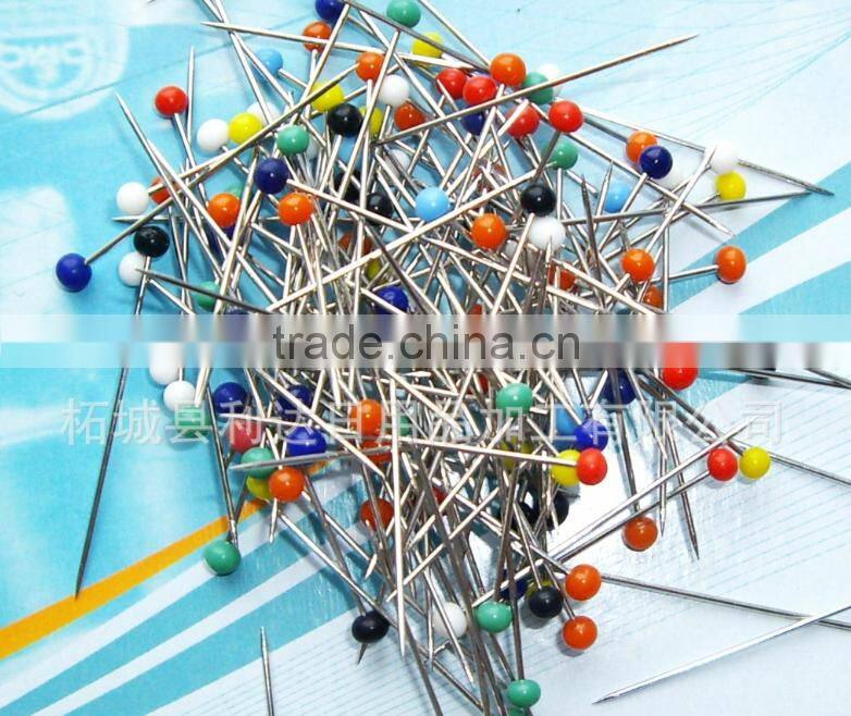 2015 new design colorful pearl head pins