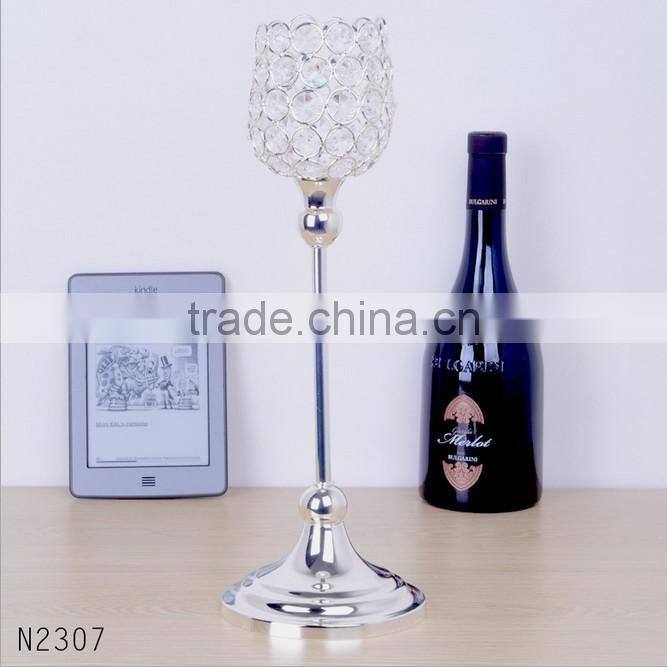 Hot Sale Wedding favor antique crystal candle holder for table centerpiece wholesale like