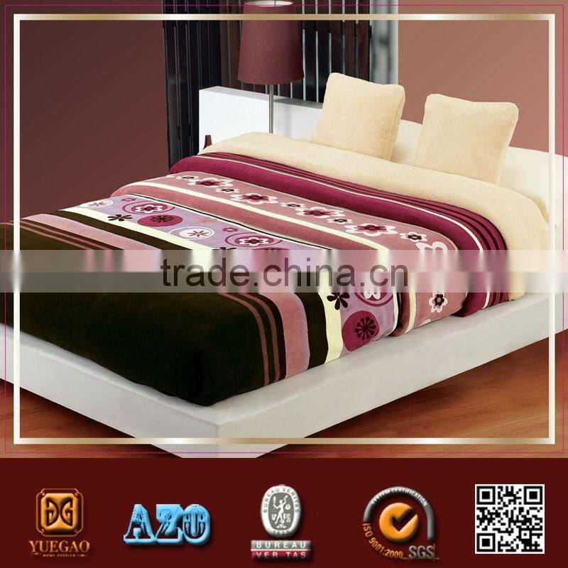 Hot in America Super good feeling microfiber sherpa blanket