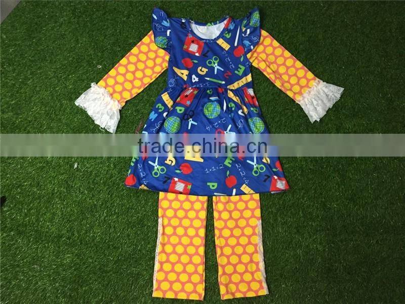 Halloween Beautiful Ghost Light Pantalones Outfit Kids Girls Ruffle Pants Outfits