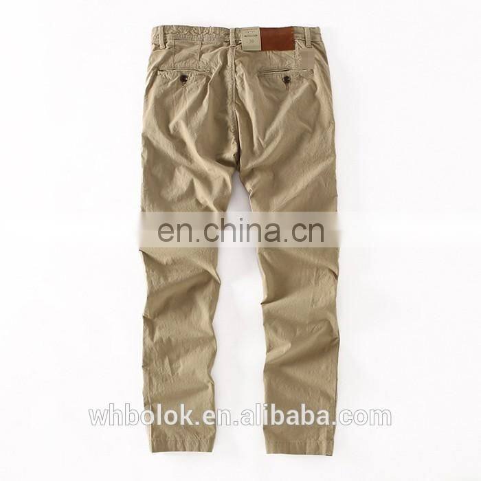 Men's slub cotton pants tapered fit casual pants mens slim fit pants