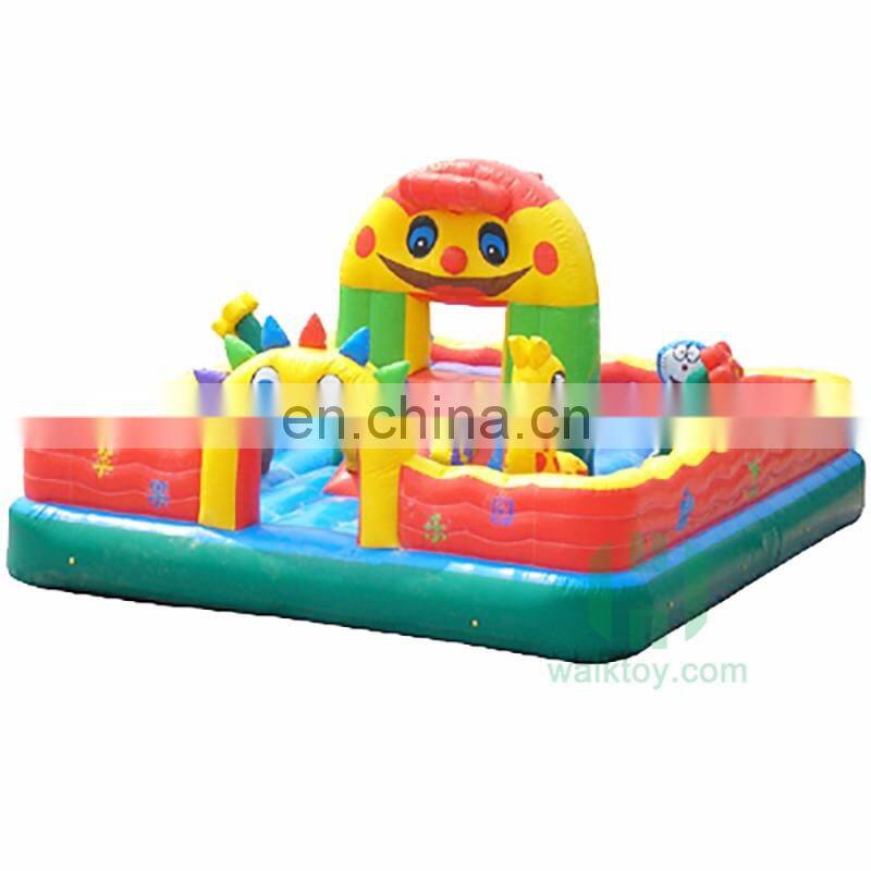 Attractave price! HI outdoor kids inflatable amusement park, commercial giant amusement jumping park