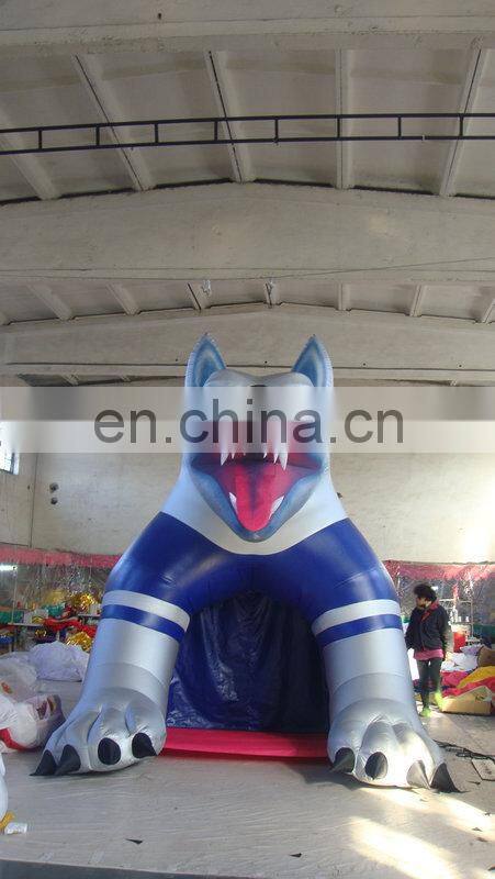 customized popular printed superior quality inflatable tent of dog for sale