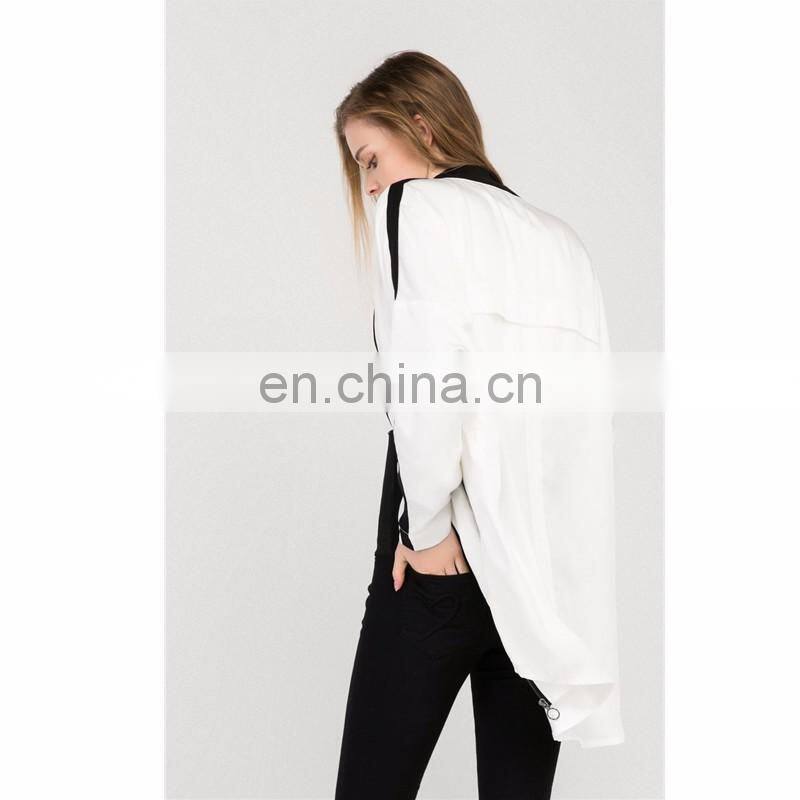 OEM service fashion plus size outwear women casual coat