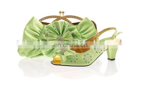 High quality italian shoes and bag italian matching shoes and bags for woman