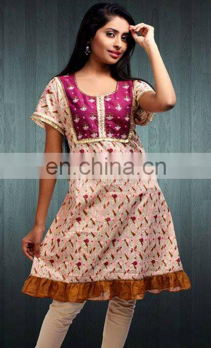 Fashion Ladies Blouse Skirts Cotton Tunics and Kaftan