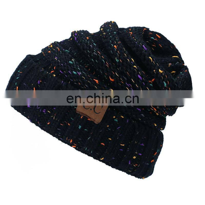 Outdoor Beanie Winter Knit slouch Women ladies hat