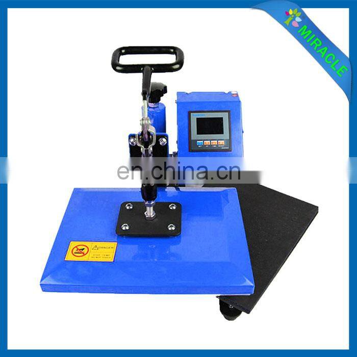 Swing away A4 size customized t-shirt printing heat press machine prices