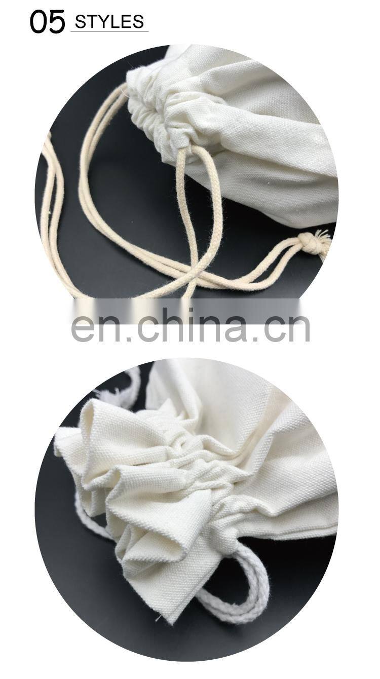 custom gold logo drawstring pouch bags dust bag with two strings