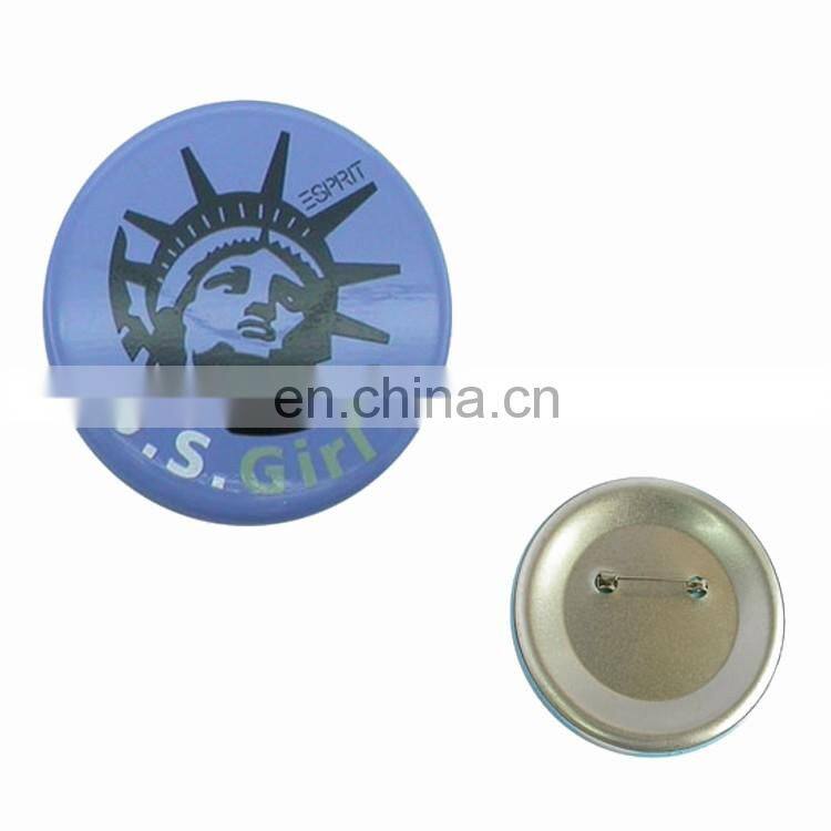 Custom magnetic button die cast metal badge