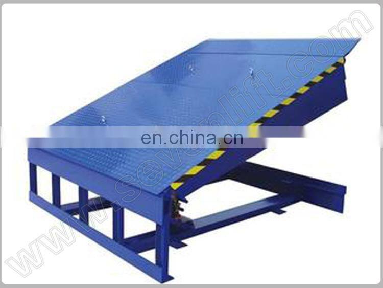 7LGQ Shandong SevenLift stationary trailer ramp dock leveler manual for forklift loading