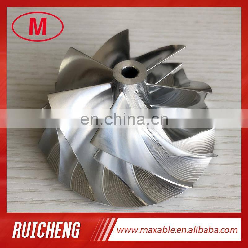 GTX3583 7+7blades 66.30/84.00mm turbo milling/aluminum 2618/billet compressor wheel