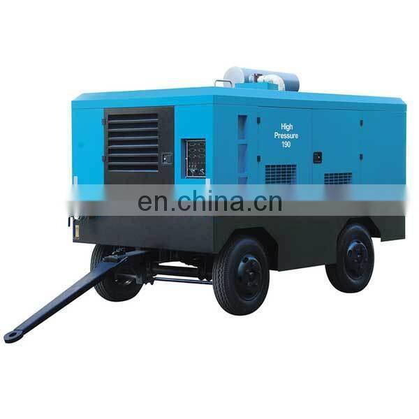 Removable Two Stage Compression Diesel Engine Screw Air Compressor