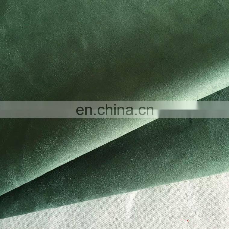 100% polyester woven suede cover fabric for sofa home textile