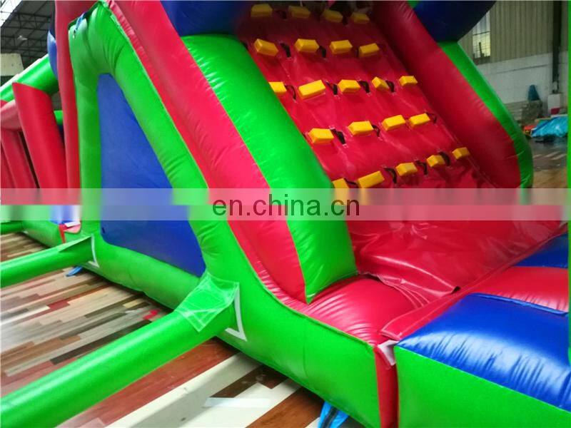 Children Outdoor inflatable assault course party for sale