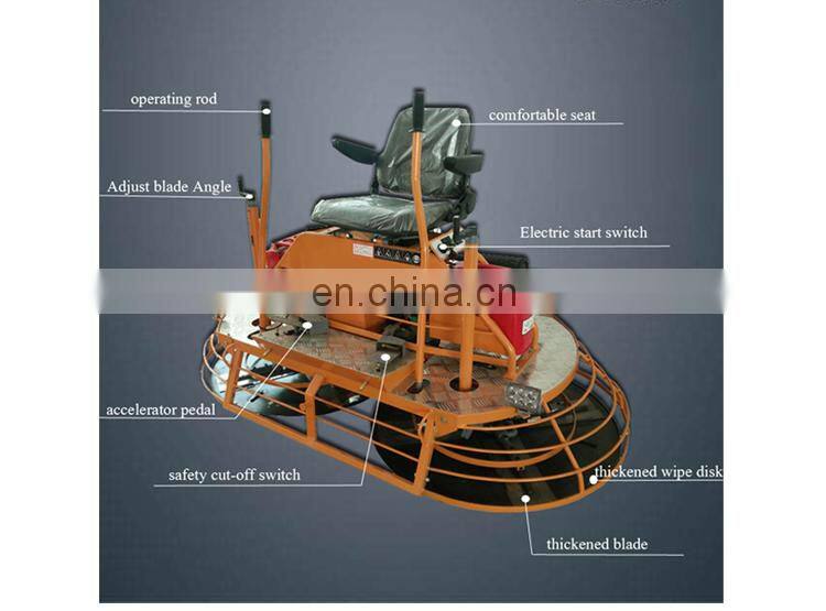 mini concrete ride on power trowel machine for sale