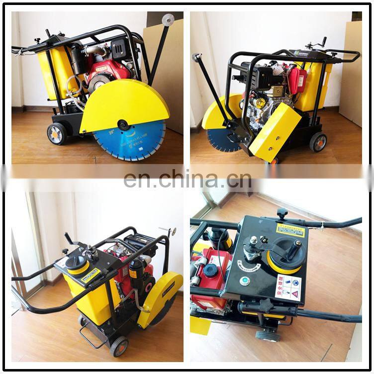 Gasoline/diesel asphalt concrete road cutting machine for sale