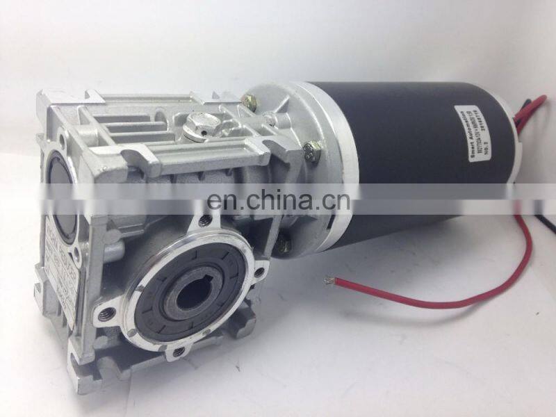 12v 24v 40nm dc motor with worm gear reductor OPTION 50Nm 60Nm