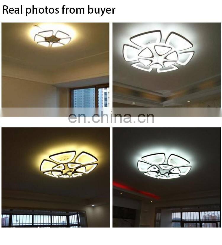modern led ceiling lights remote control living room ceiling lamps creative bedroom restaurant circular lamps