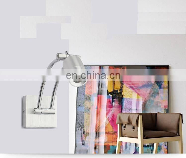 Wholesale Price Led Bedside Reading Lamp 150mm Length Swing Arm Led Wall Reading Lamp Hotel Bed Room Wall Lamp