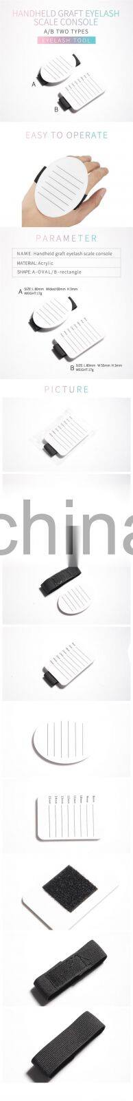 Handheld Graft Eyelash Scale Console