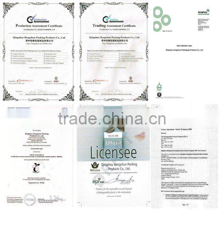 Customized degradable packing bags with great price