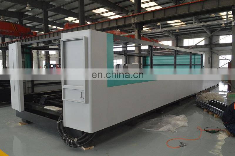 big surround fiber laser cutting machine for steel plate hardware iron cabinet sheet metal 1500w 2040