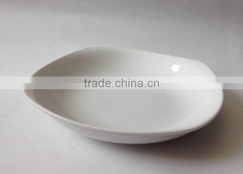 8.75inch porcelain square soup bowl