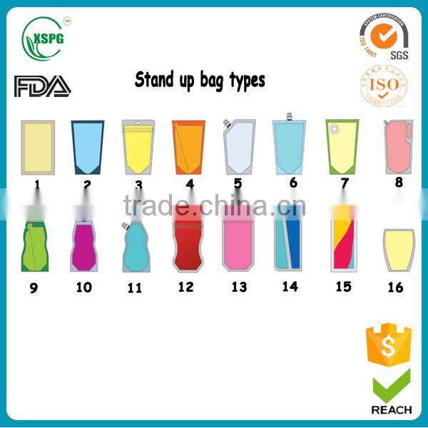 Aluminum foil pouch for snack coffee vacuum plastic food packaging bag