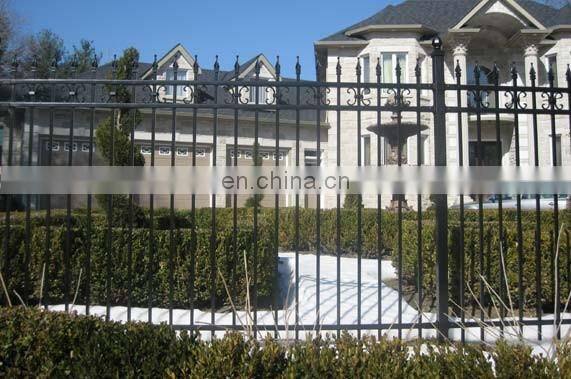 cheap and hot sales yard garden wrought iron steel fence